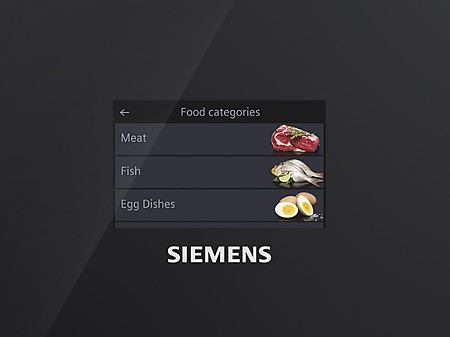 Modernes Kochfeld mit TFT-Touch-Display