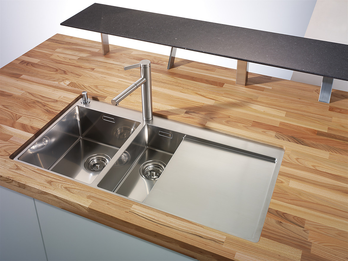 Küchenarbeitsplatte aus Massivholz Stabile Arbeitsplatte für Küche Werkbank & DIY Projekte Auch als Schreibtischplatte & Tischplatte nutzbar 2000x620x38mm Holzplatte aus Birke 
