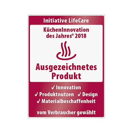 Auszeichnung Spüle Siluet: Kücheninnovation des Jahres 2018