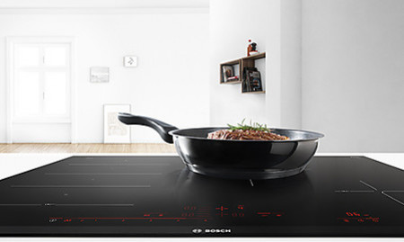 Kochstelle mit Induktion aus der accent line Gerätelinie