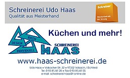 Schreinerei Udo Haas Logo: Küchen Volkach