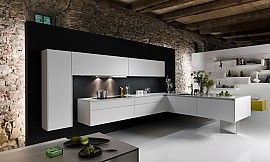 Design für die ganze Familie Zuordnung: Stil Landhausküchen, Planungsart Offene Küche (Wohnküche)