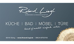 Roland Liegl - küche. bad. innenarchitektur. Logo: Küchen Nahe Traunstein