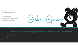 Gebr. Geiser GmbH Logo: Küchen Mönchengladbach
