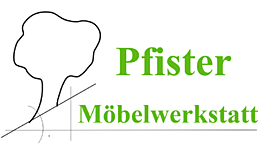 Pfister Möbelwerkstatt GmbH Logo: Küchen Angelbachtal nahe Sinsheim und Bruchsal