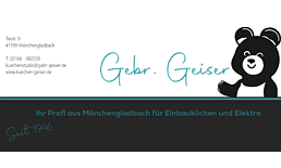 Gebr. Geiser GmbH Logo: Küchen Mönchengladbach