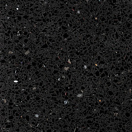 Schwarzes Kunststein-Dekor mit Glimmer für Arbeitsplatten