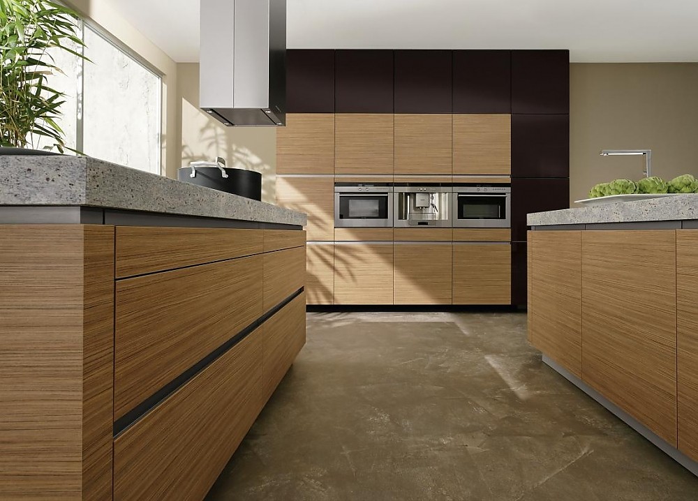 Moderne landhausküche casale in räuchereiche