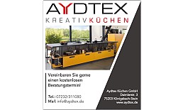 Aydtex Kreativ Küchen Logo: Küchen Königsbach-Stein (im Gewerbegebiet Stein)
