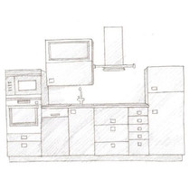 Planning example 2: single kitchen