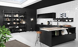 Zuordnung: Stil Design-Küchen, Planungsart L-Form-Küche