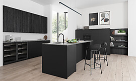  Zuordnung: Stil Design-Küchen, Planungsart Küche mit Sitzgelegenheit