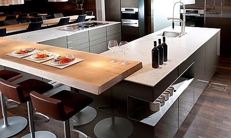 Natursteinarbeitsplatte: Granit Imperial White