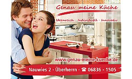 Genau meine Küche KE GmbH Logo: Küchen Nahe Saarlouis und Völklingen