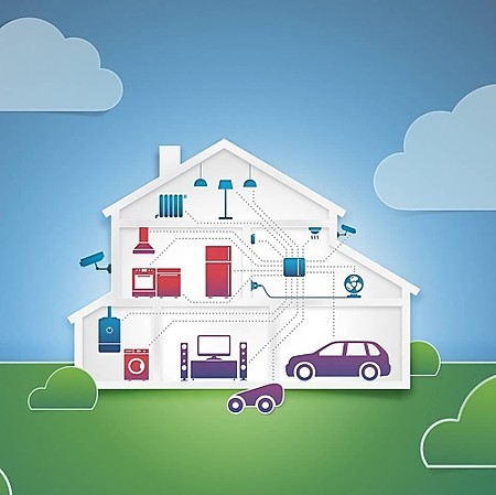 Ein vernetztes zu Hause, das Smart Home schont in Verbindung mit intelligenten Küchengeräten die Umwelt.