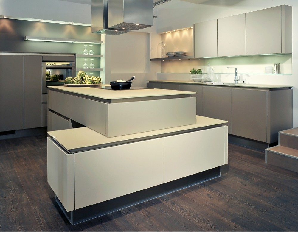 modern wohnen neutrale farben, wohnen mit farbe: sandtöne und weiß machen die küche freundlich, Design ideen