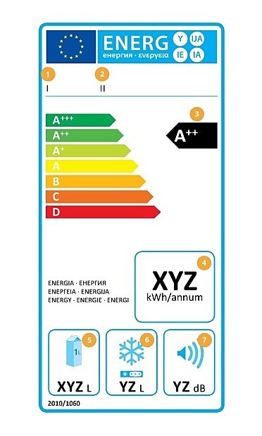 Achten Sie beim Kauf von Kühlschrank oder Kühl-Gefrierkombination immer auf die Angaben des verpflichtenden EU-Energieeffizienzlabels!
