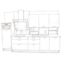 Planning example 3: single kitchen