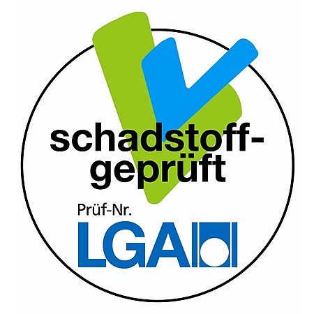LGA schadstoffgeprüft ist eines der geläufigsten Umweltsiegel.