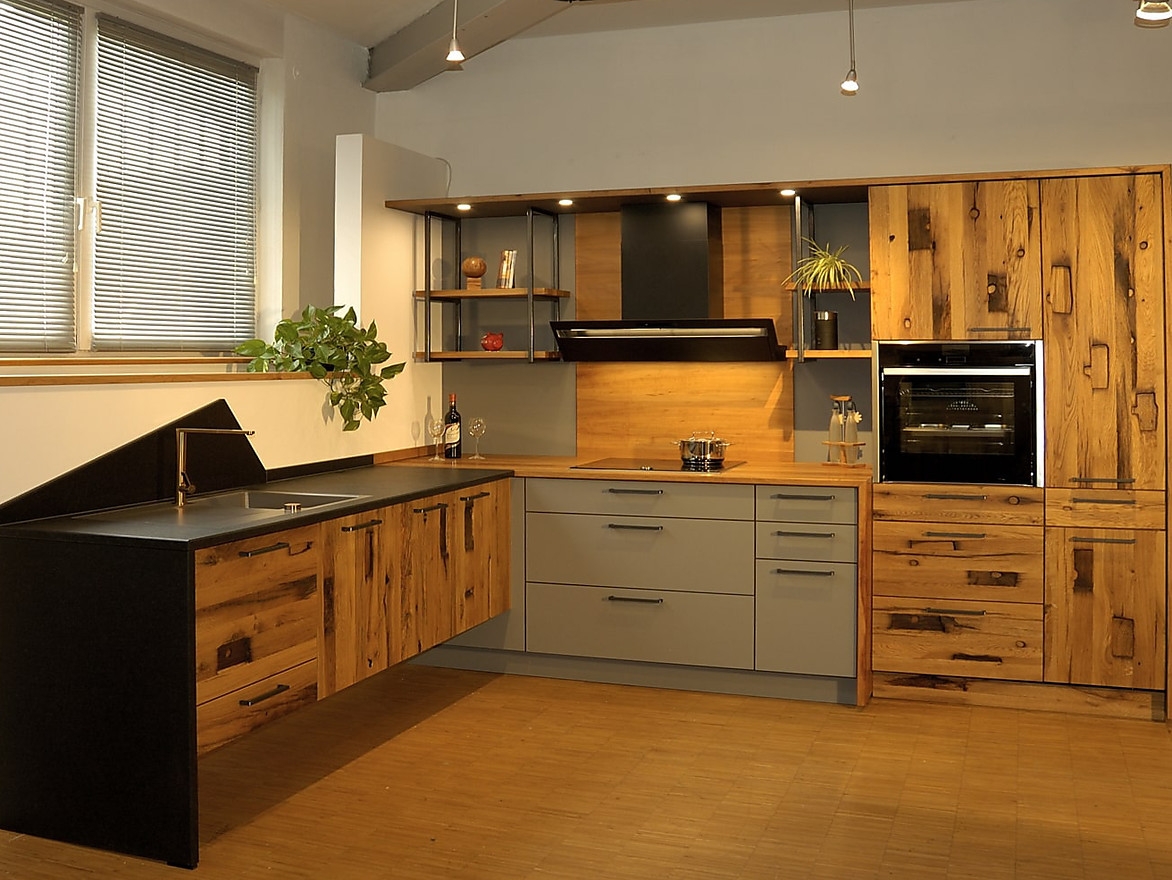 Holzkuchen Stile Landhaus Bis Moderner Stil