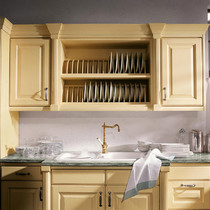 Oberschrank mit Tellerregal