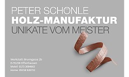 Peter Schönle HOLZ-MANUFAKTUR Logo: Küchen Offenhausen