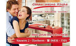 Genau meine Küche KE GmbH Logo: Küchen Nahe Saarlouis und Völklingen