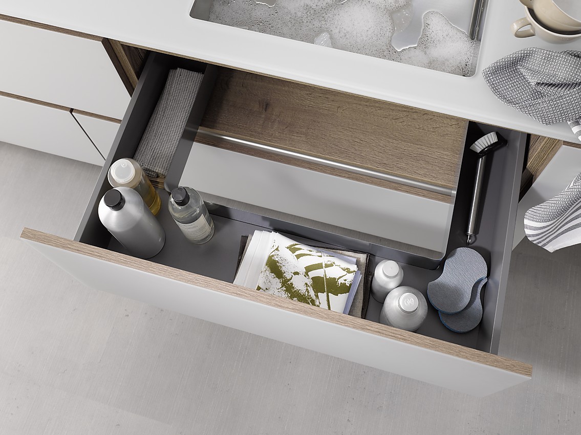Auszug Im Spulenschrank Mit Aufbewahrung