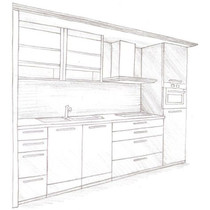 Planning example 1: single kitchen